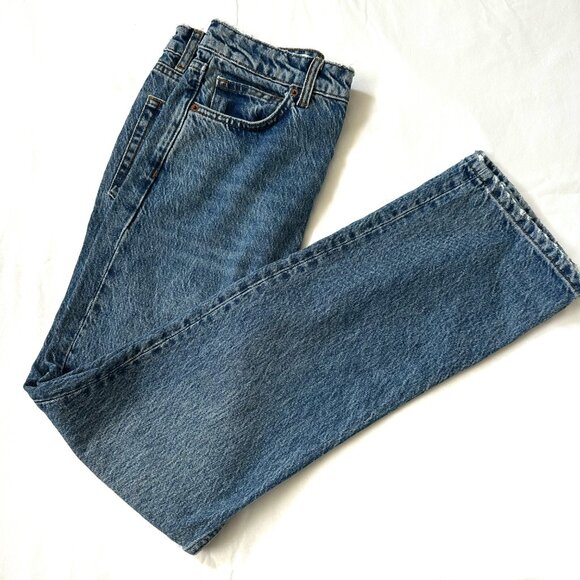 Reformation Cynthia High Rise Straight Jean, Size 26, Colorado - Picture 6 of 6